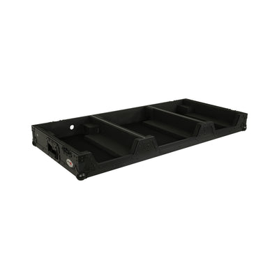 ProX Fits 2x Pioneer CDJ 3000X Case / Pioneer DJM V10 / A9 Mixer All Black and Low profile Wheels