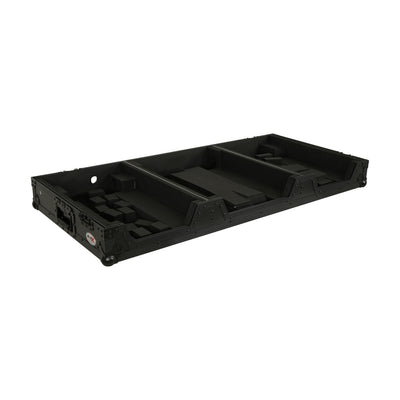 ProX Fits 2x Pioneer CDJ 3000X Case / Pioneer DJM V10 / A9 Mixer All Black and Low profile Wheels