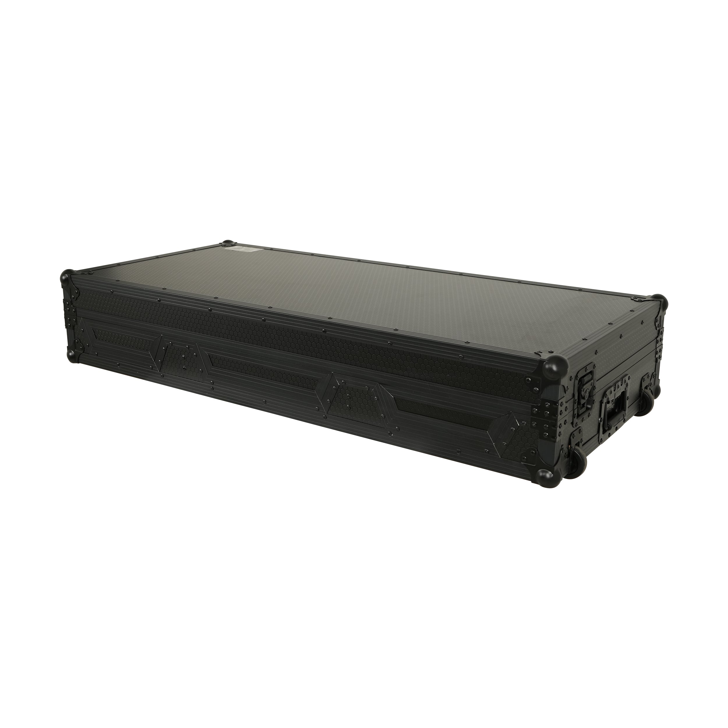 ProX Fits 2x Pioneer CDJ 3000X Case / Pioneer DJM V10 / A9 Mixer All Black and Low profile Wheels