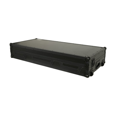 ProX Fits 2x Pioneer CDJ 3000X Case / Pioneer DJM V10 / A9 Mixer All Black and Low profile Wheels