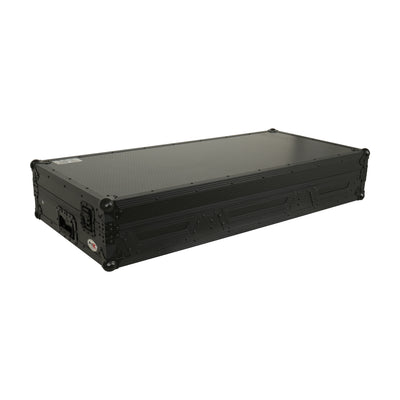 ProX Fits 2x Pioneer CDJ 3000X Case / Pioneer DJM V10 / A9 Mixer All Black and Low profile Wheels