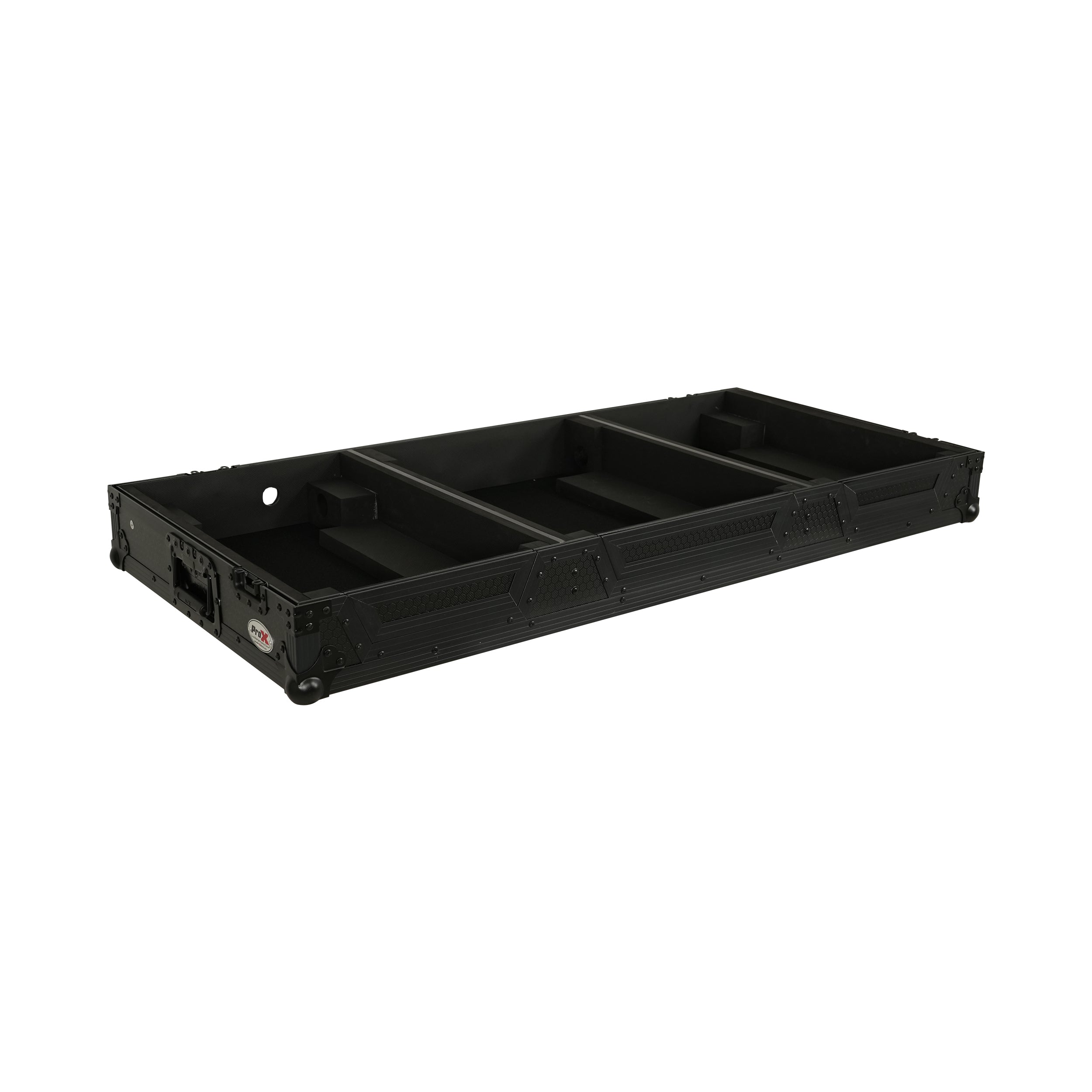 ProX Fits 2x Pioneer CDJ 3000X Case / Pioneer DJM V10 / A9 Mixer All Black and Low profile Wheels