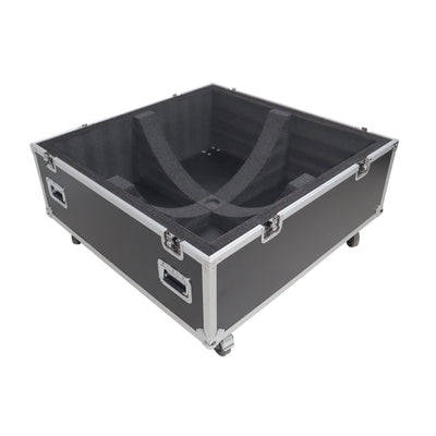 ProX 40" Mirror Ball Flight Road Case with wheels and two removable top cover