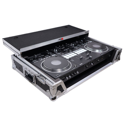 ProX ATA Style Flight Case for Pioneer DDJ-REV7 DJ Controller with Laptop Shelf Wheels and 1U Rackspace