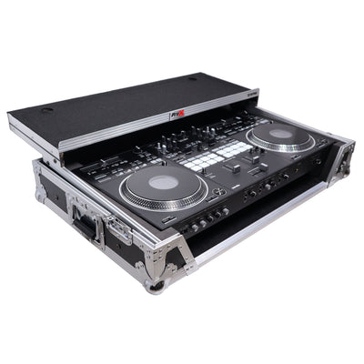 ProX ATA Style Flight Case for Pioneer DDJ-REV7 DJ Controller with Laptop Shelf Wheels and 1U Rackspace