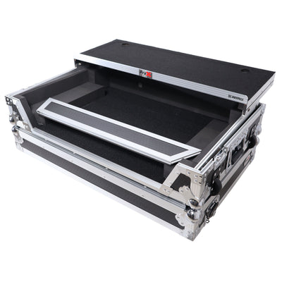 ProX ATA Style Flight Case for Pioneer DDJ-REV7 DJ Controller with Laptop Shelf Wheels and 1U Rackspace