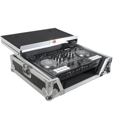 ProX Flight Case For Roland DJ-707M Digital Controller W-Laptop Shelf and 1U