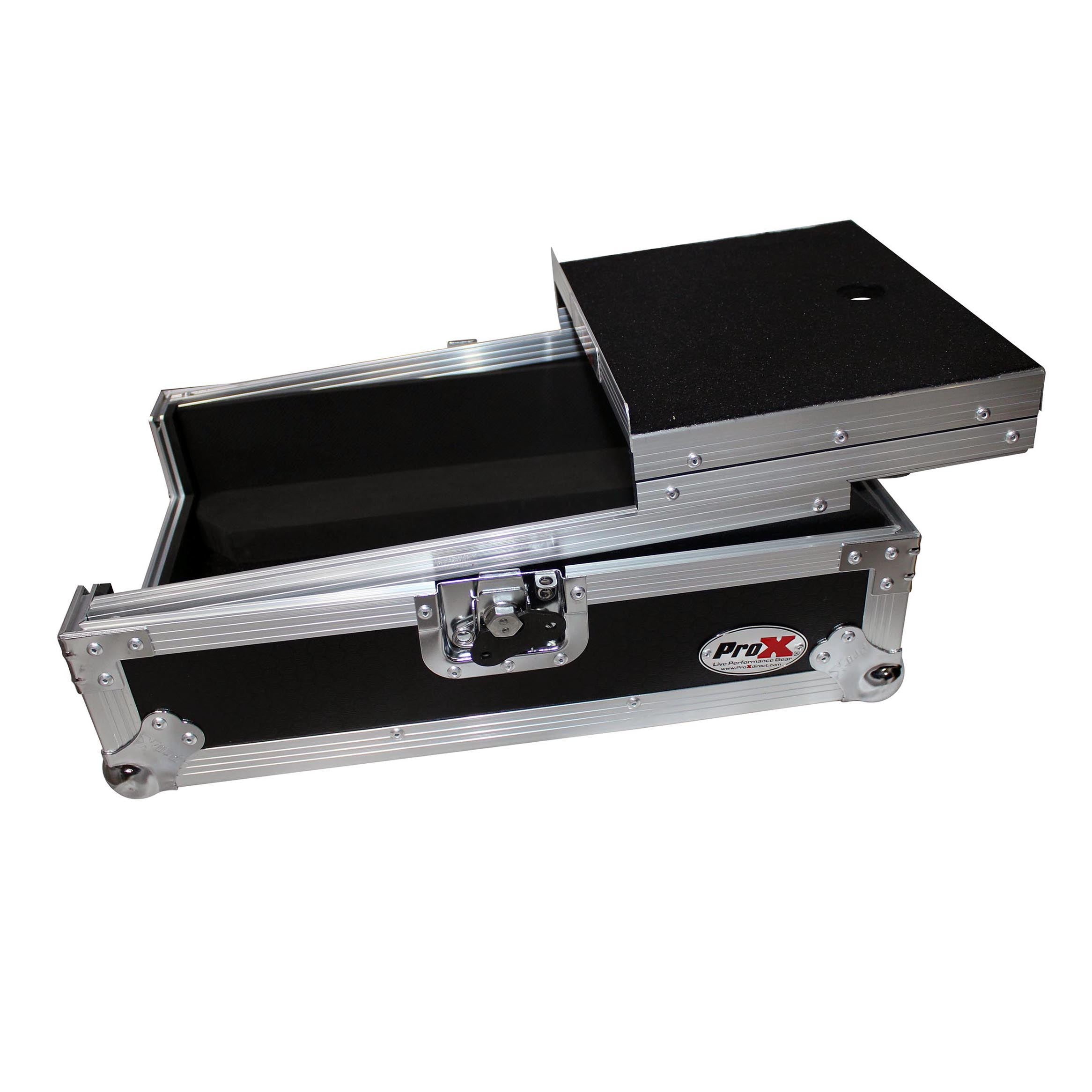 ProX Flight Case for Pioneer DJM-S9 & DJM-S7 Mixer with Sliding Laptop Shelf