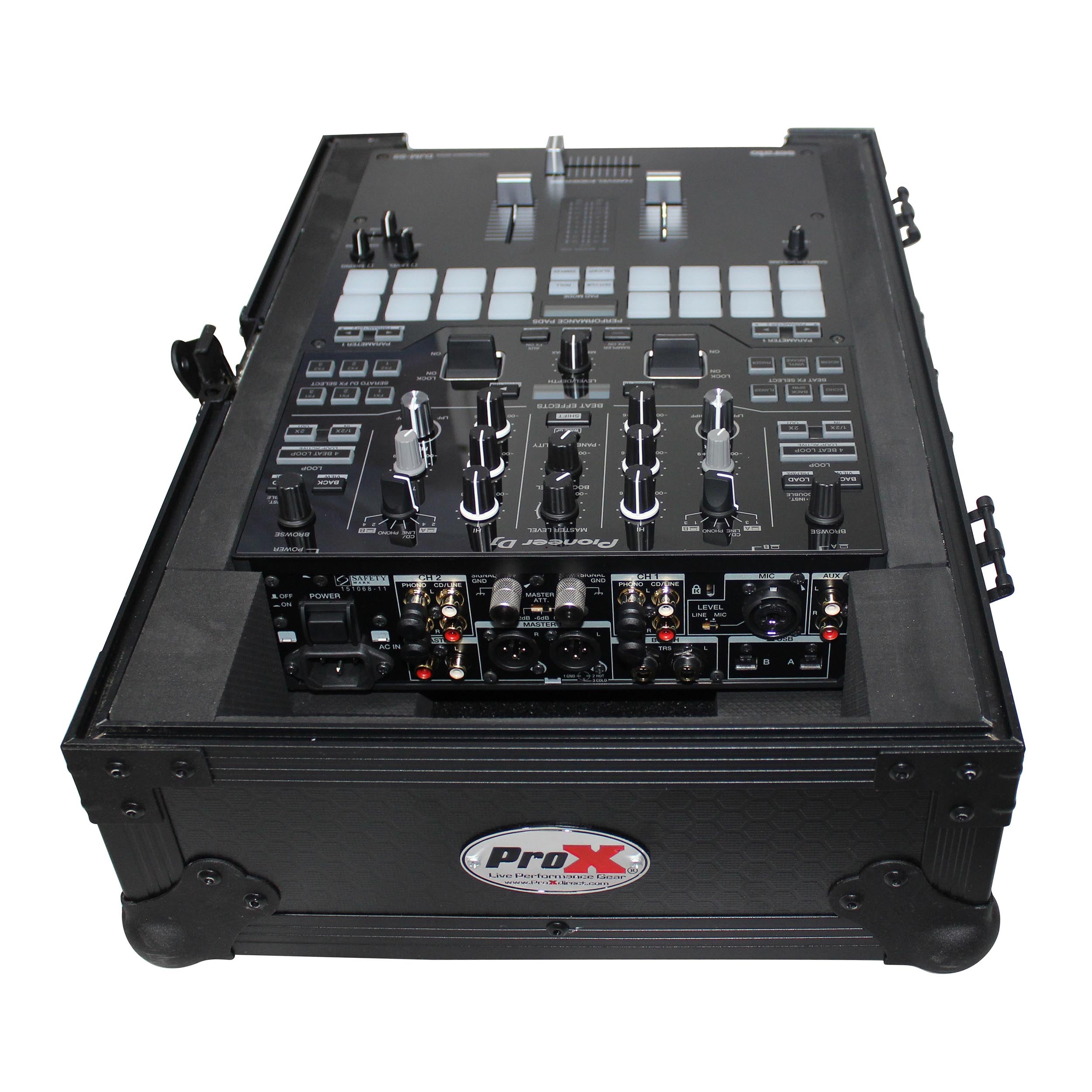 ProX Flight Case for Pioneer DJM-S9 & DJM-S7 Mixer | Black on Black