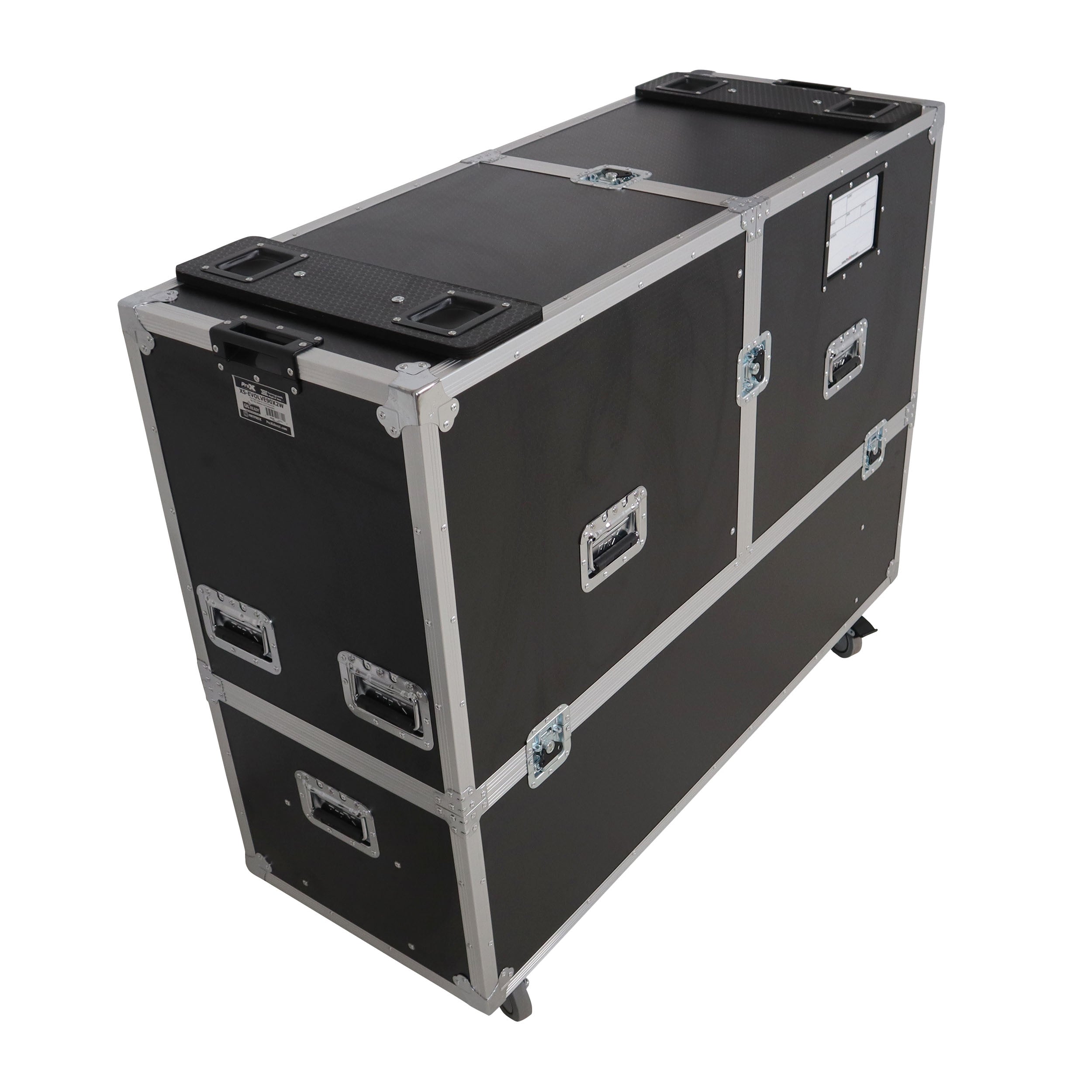 ProX ATA Flight Case for 2x EV Evolve 90 Compact Arrays Fits Two Column Speakers and Subwoofers