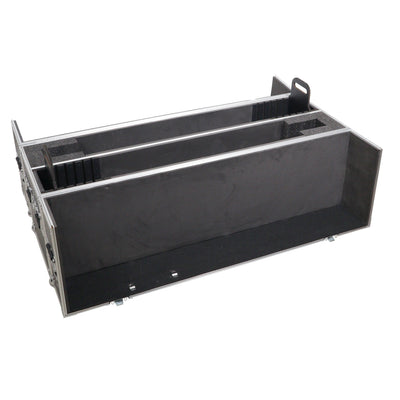 ProX Flat Panel LCD-LED-Plasma Monitor Road Case Holds Two 43"-50" TVs Adjustable Case W-4 Inch Casters
