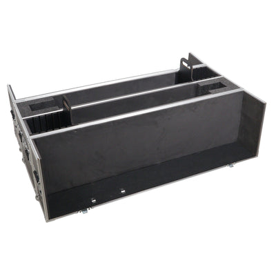 ProX Flat Panel LCD-LED-Plasma Monitor Road Case Holds Two 43"-50" TVs Adjustable Case W-4 Inch Casters