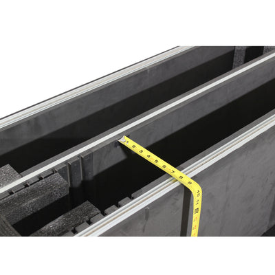 ProX Universal Case for Flat Panel Monitor LED-LCD-Plasma TV Dual 55" to 70" Adjustable Flight Case W-4 Inch Casters