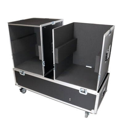 ProX ATA Flight Case for 2x LD Systems Maui 44G2 Compact Arrays Fits Two Speakers and Subwoofers