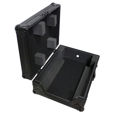 ProX Flight Case for 12 In. Large Format DJ Mixers | Universal | Black on Black