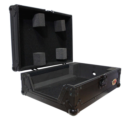 ProX Flight Case for 12 In. Large Format DJ Mixers | Universal | Black on Black