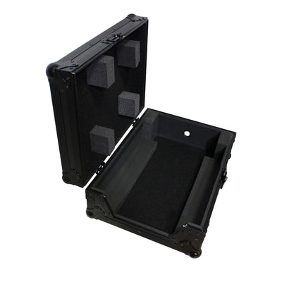 ProX Flight Case for 12 In. Large Format DJ Mixers | Universal | Black on Black