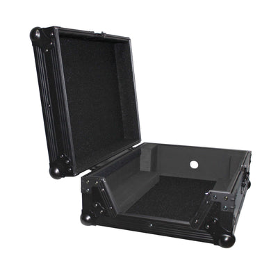 ProX Flight Case for 12 In. Large Format DJ Mixers | Universal | Black on Black
