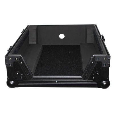 ProX Flight Case for 12 In. Large Format DJ Mixers | Universal | Black on Black