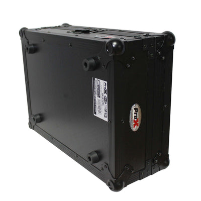 ProX Flight Case for 12 In. Large Format DJ Mixers | Universal | Black on Black