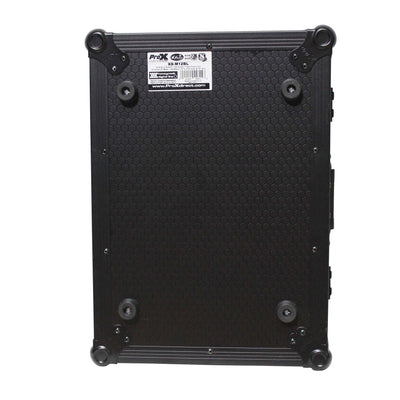 ProX Flight Case for 12 In. Large Format DJ Mixers | Universal | Black on Black