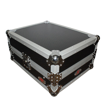 ProX Mixer ATA Flight Hard Case for Large Format 12" Universal DJ Mixer with Laptop Shelf