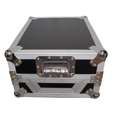 ProX Mixer ATA Flight Hard Case for Large Format 12" Universal DJ Mixer with Laptop Shelf