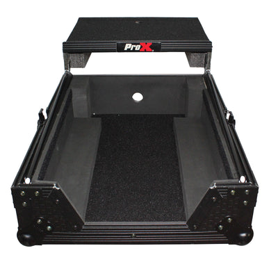 ProX Flight Case for Pioneer DJM-S9 & DJM-S7 Mixer with Sliding Laptop Shelf Black on Black