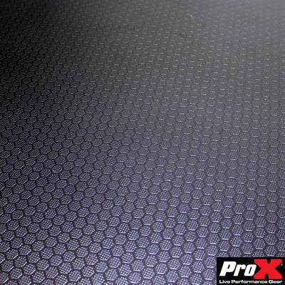 ProX Mixer ATA Flight Hard Case for Large Format 12" Universal DJ Mixer with Laptop Shelf Black on Black