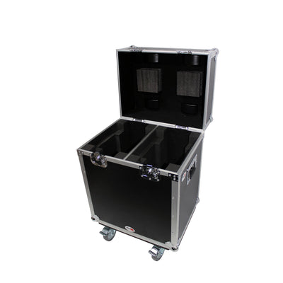 ProX 140 Style Moving Head Lighting Case for 2 Units with Casters