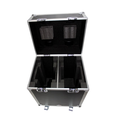 ProX 140 Style Moving Head Lighting Case for 2 Units with Casters