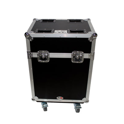 ProX 140 Style Moving Head Lighting Case for 2 Units with Casters