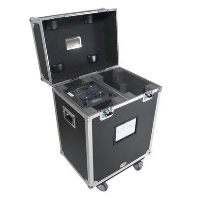ProX Moving Head Lighting Road Case for 2x ADJ Vizi Beam CMY, Hydro Beam x12, 12RX, Chauvet 251SR