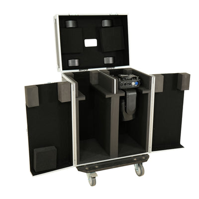 ProX Moving Head Lighting Road Case for 2x Wash Moving Heads with 3 Doors