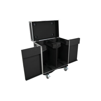 ProX ATA Flight Style Road Case for 2 Large Moving Head Lighting Fixtures with 4x 4 inch Casters
