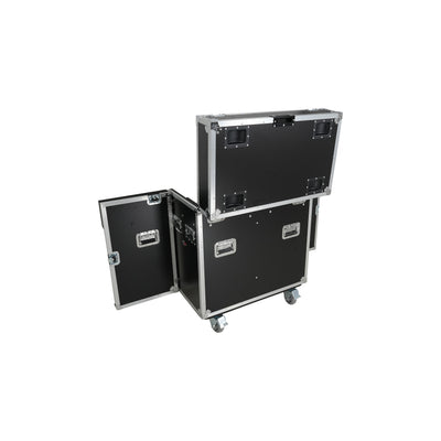 ProX ATA Flight Style Road Case for 2 Large Moving Head Lighting Fixtures with 4x 4 inch Casters