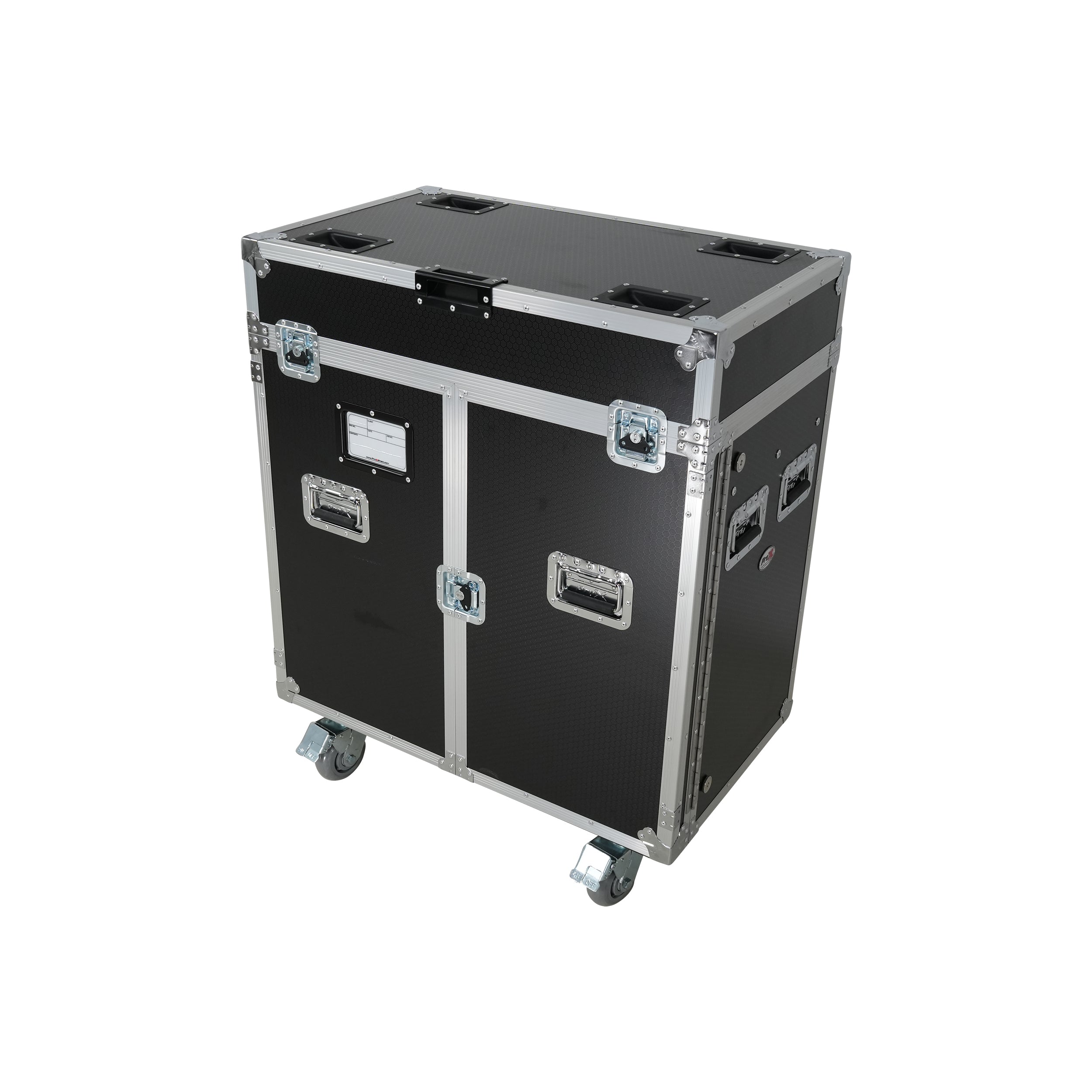 ProX ATA Flight Style Road Case for 2 Large Moving Head Lighting Fixtures with 4x 4 inch Casters