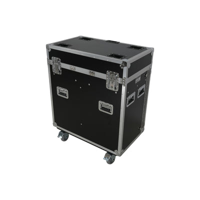 ProX ATA Flight Style Road Case for 2 Large Moving Head Lighting Fixtures with 4x 4 inch Casters