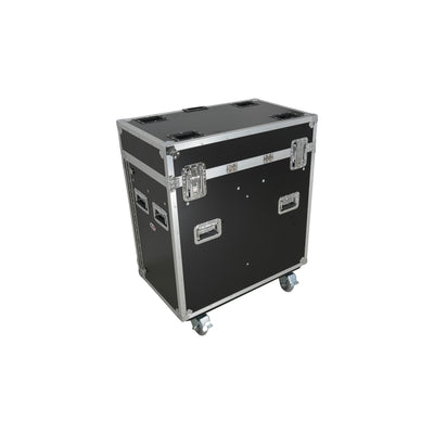 ProX ATA Flight Style Road Case for 2 Large Moving Head Lighting Fixtures with 4x 4 inch Casters