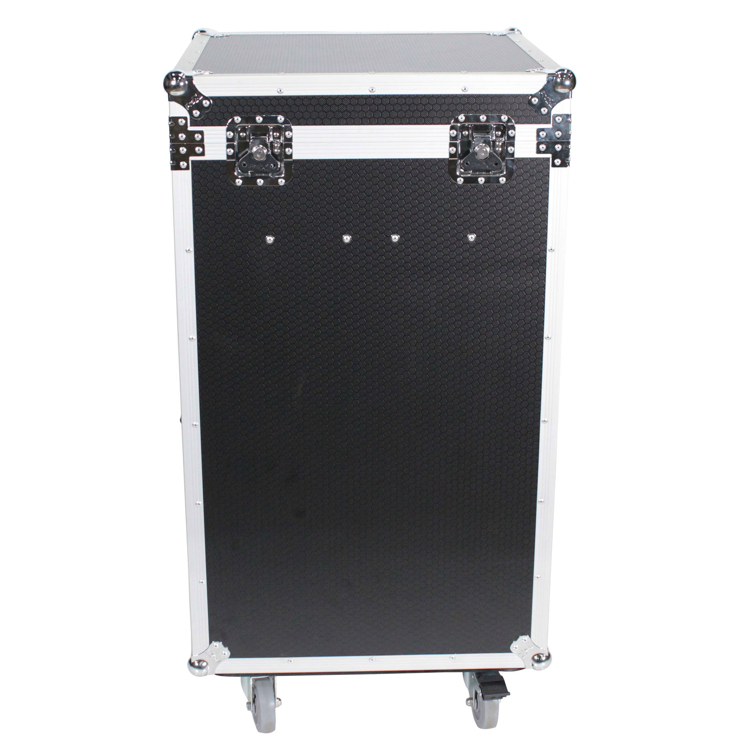 ProX Microphone Stand Case Holds up to 25 Units W-Casters