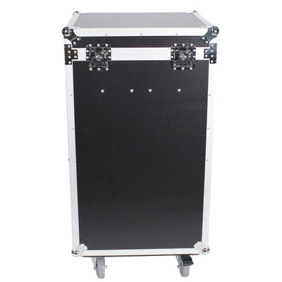 ProX Microphone Stand Case Holds up to 25 Units W-Casters