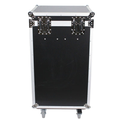 ProX Microphone Stand Case Holds up to 25 Units W-Casters