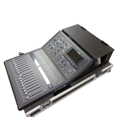 ProX ATA Digital Audio Mixer Flight Case for Midas M32R Console with Doghouse Compartment and Caster Wheels