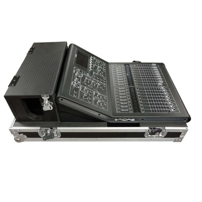 ProX ATA Digital Audio Mixer Flight Case for Midas M32R Console with Doghouse Compartment and Caster Wheels