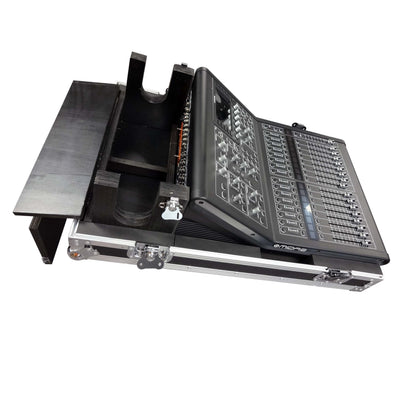 ProX ATA Digital Audio Mixer Flight Case for Midas M32R Console with Doghouse Compartment and Caster Wheels