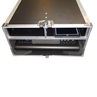 ProX ATA Digital Audio Mixer Flight Case for Midas M32R Console with Doghouse Compartment and Caster Wheels