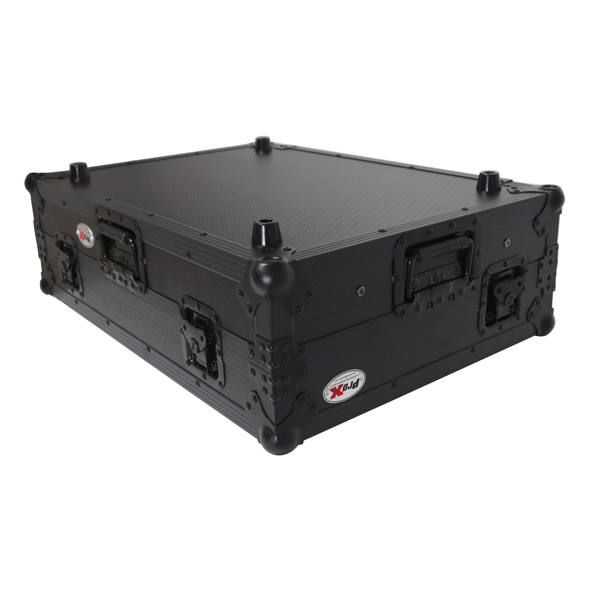 ProX ATA Flight Style Road Case For Mixon 8 Pro with Laptop Shelf and LED Black Finish