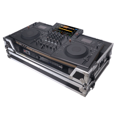 ProX ATA Flight Style Road Case For Pioneer Opus Quad DJ Controller with 1U Rack Space and Wheels