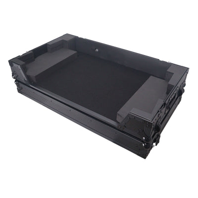 ProX ATA Flight Style Road Case For Pioneer Opus Quad DJ Controller with 1U Rack Space and Wheels - Black Finish