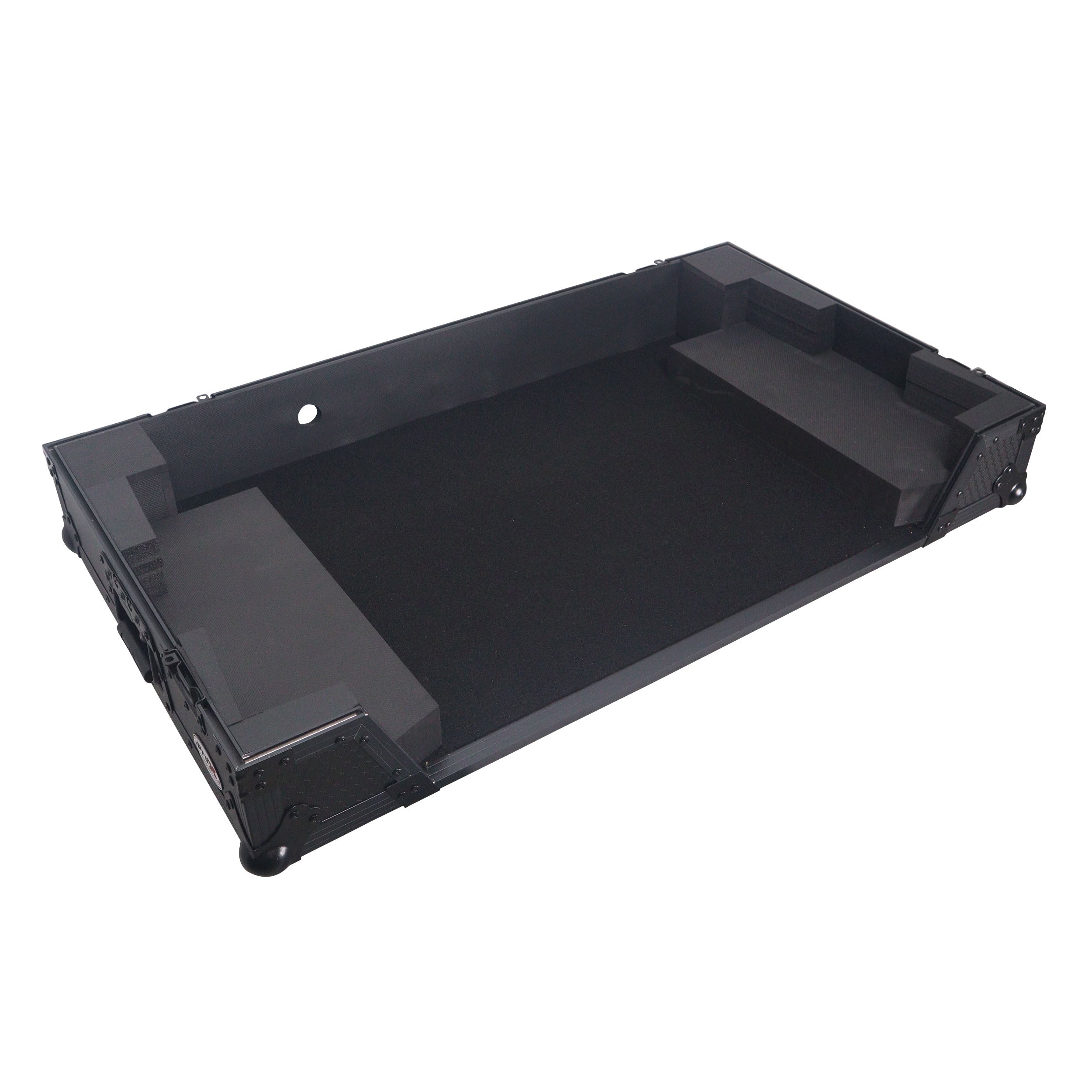 ProX ATA Flight Style Road Case For Pioneer Opus Quad DJ Controller with 1U Rack Space and Wheels - Black Finish